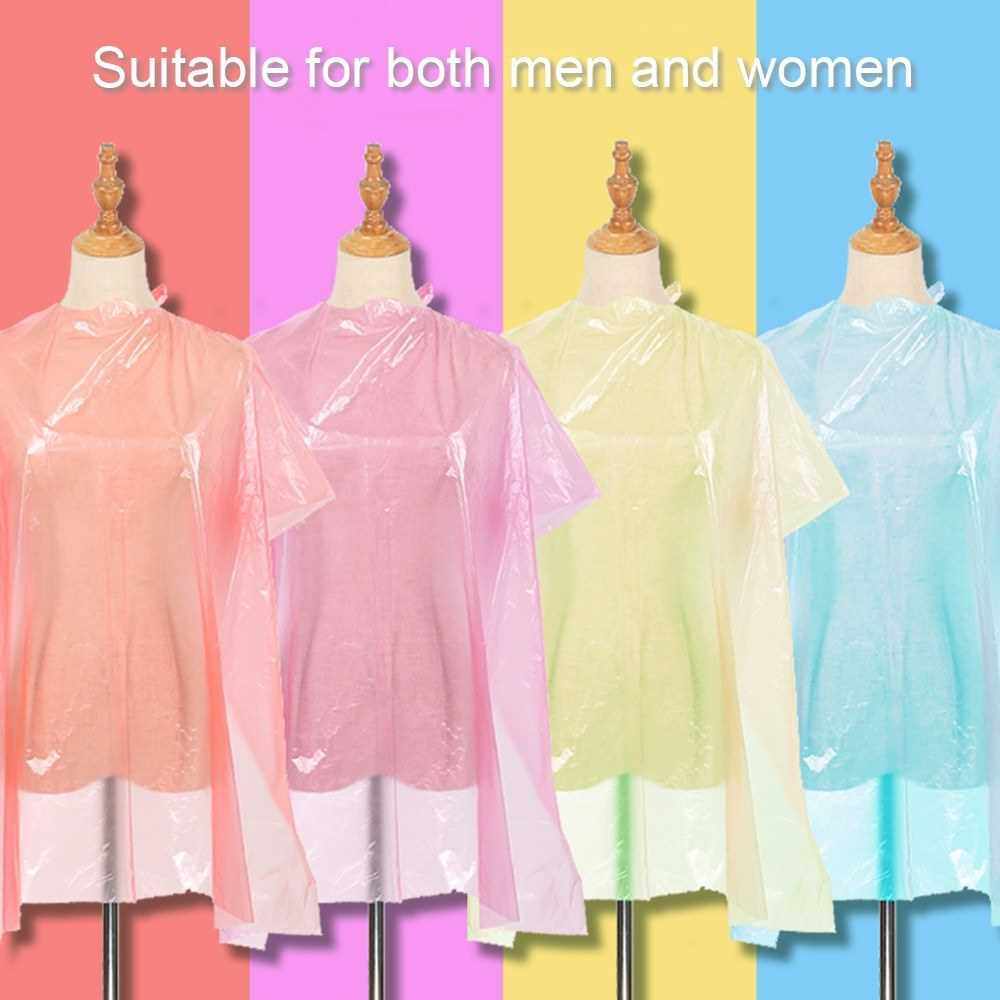 50PCS Disposable Waterproof Hair Salon Capes Haircut Apron Salon