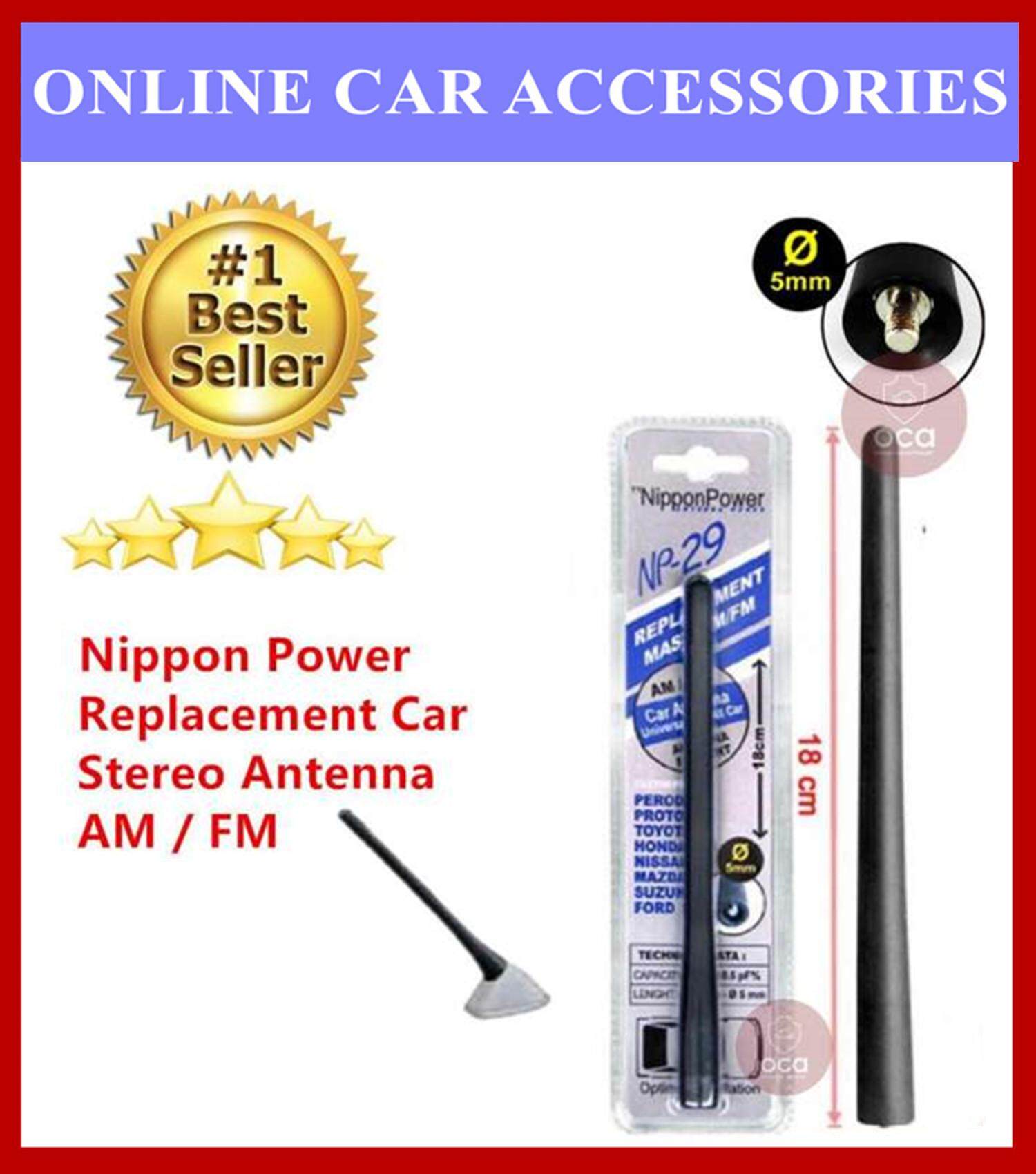 Nippon Power Np Replacement Car Stereo Antenna Am Fm Cm Price