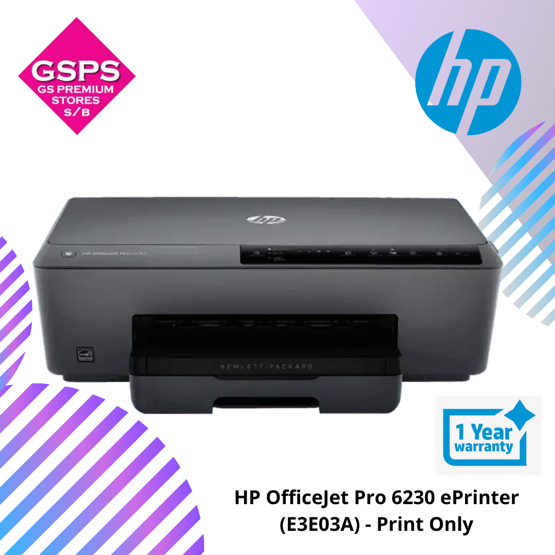 HP OfficeJet Pro 6230 EPrinter E3E03A Print Only GS Premium Stores