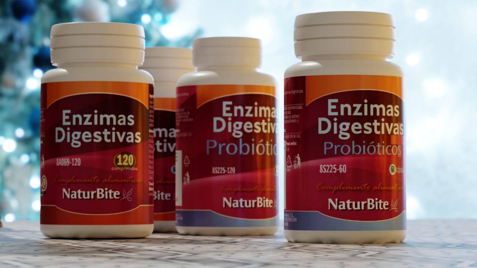 Enzimas Digestivas NaturBite 60 Comprimidos Mejora Del Proceso