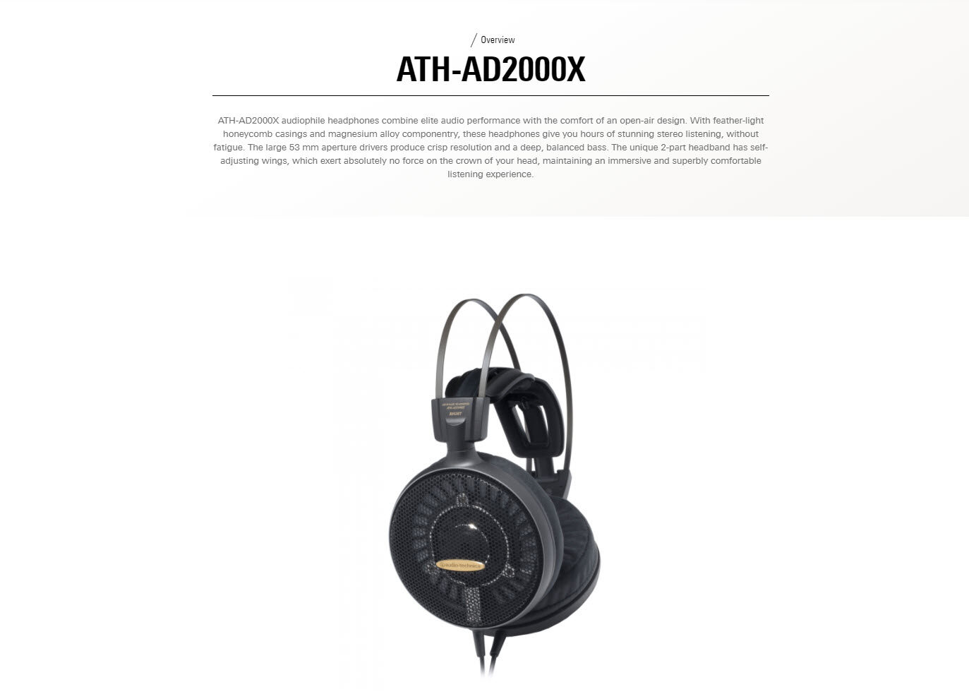 Audio Technica Ath Ad X High Fidelity Open Air Dynamic Headphones