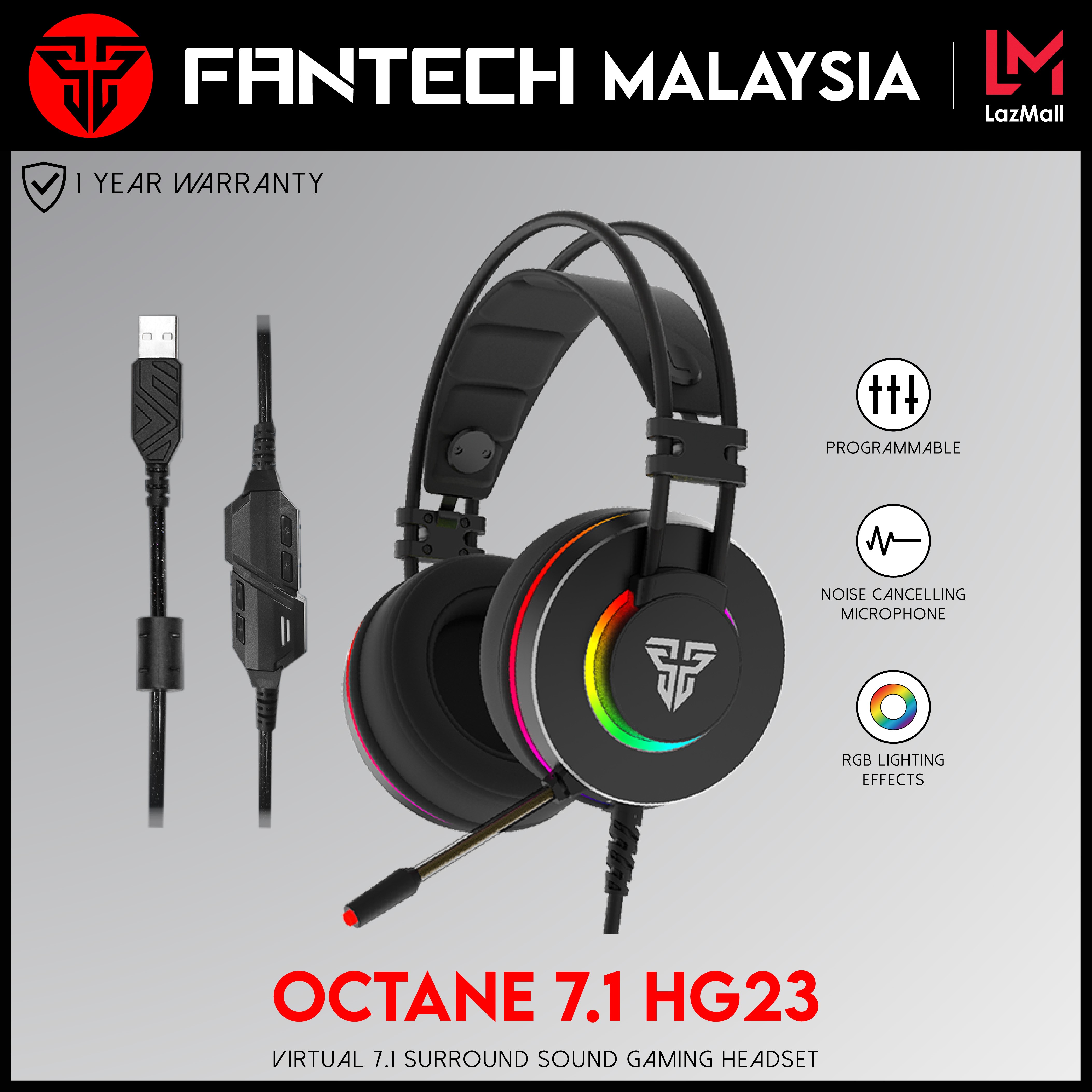 Fantech Hg Captain Rgb Gaming Headset Hg Captain Ayoub