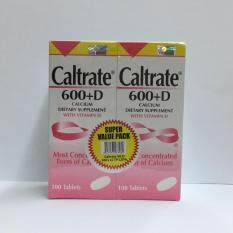 What are the benefits of taking the supplement Caltrate 600+D?