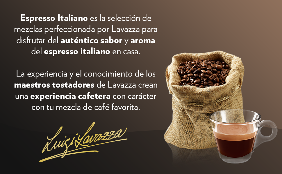 Lavazza Espresso Italiano Classico Café en Grano Ideal para la