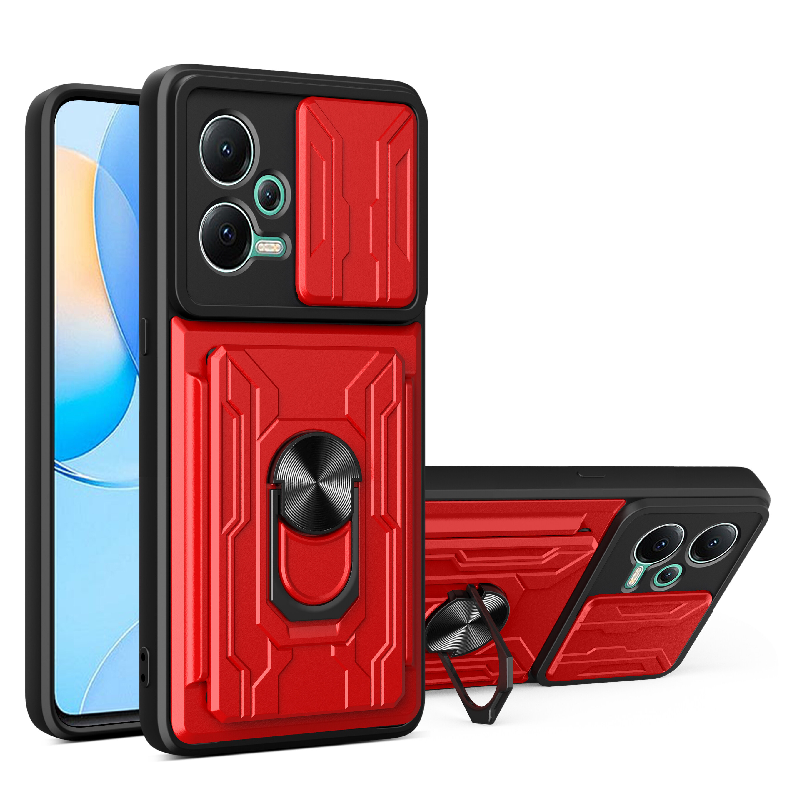 Xiaomi Redmi Note Xiaomi Poco X Case Laimtop Slide Lens