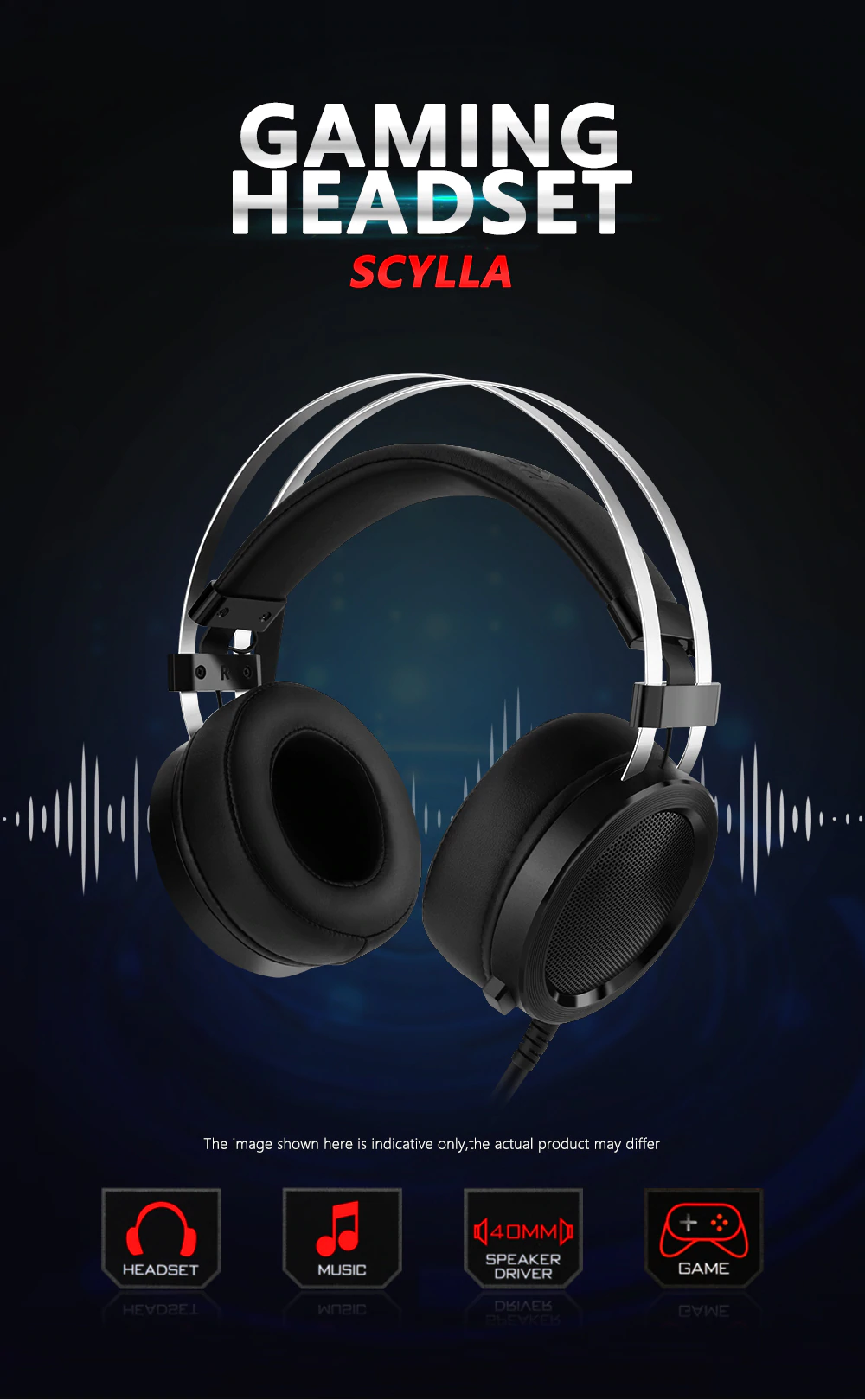 Buy Redragon H901 SCYLLA Wired Gaming Headset With Microphone For PC