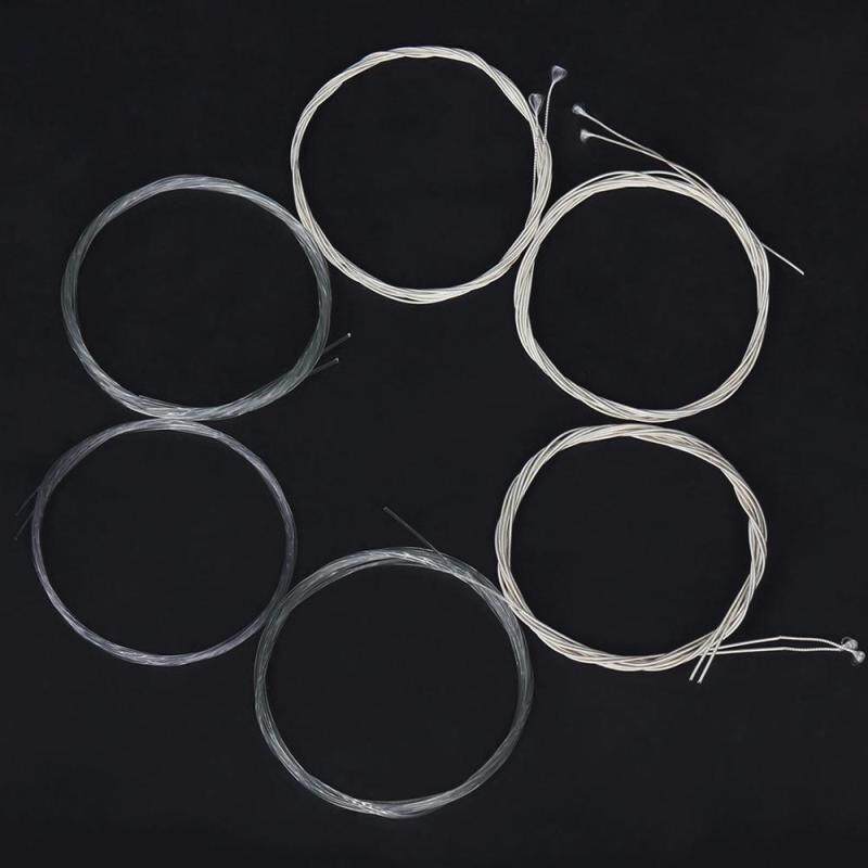 Oud Strings Set (G-D-A-E-B-F) Clear Nylon Silver-Plated Copper Alloy Wound 12-Strings Malaysia