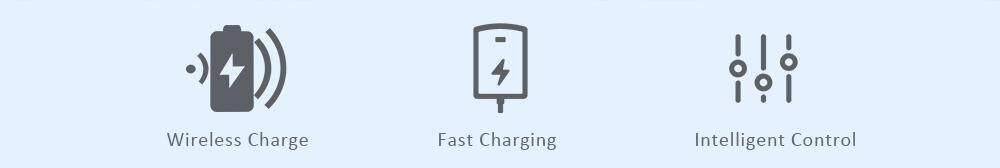 2 in 1 Fast Charging Wireless Charger Stations for Apple Watch / iPhone X / 8 Plus
