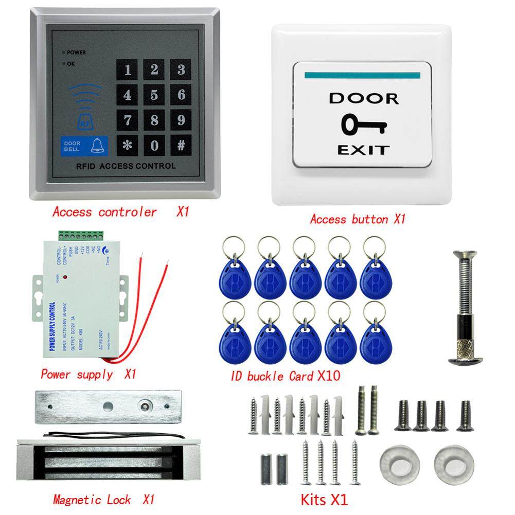 Magnetic Electric Door Lock ID Card Access Control Password System Kit 