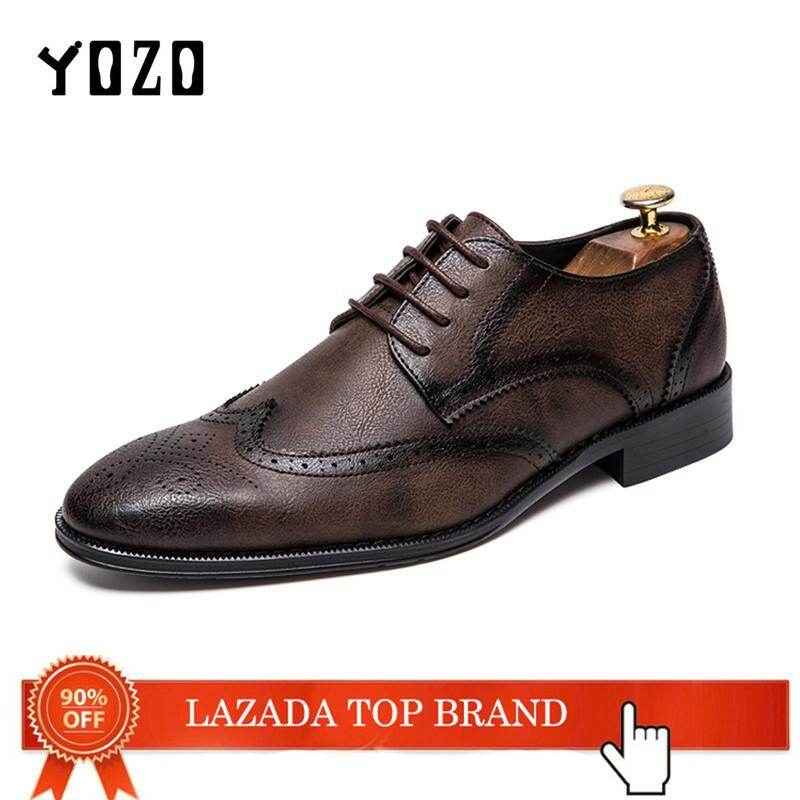 lazada leather shoes