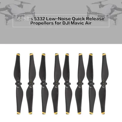 GOOD 4 Pairs 5332 Quick Release CW CCW Blades Props Propellers for DJI Mavic Air Gold