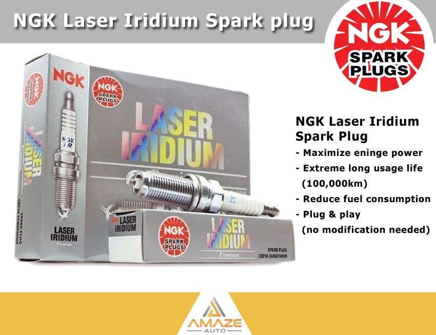 NGK Laser Iridium Spark Plug for Toyota Vios (2003 2016 NonCVT