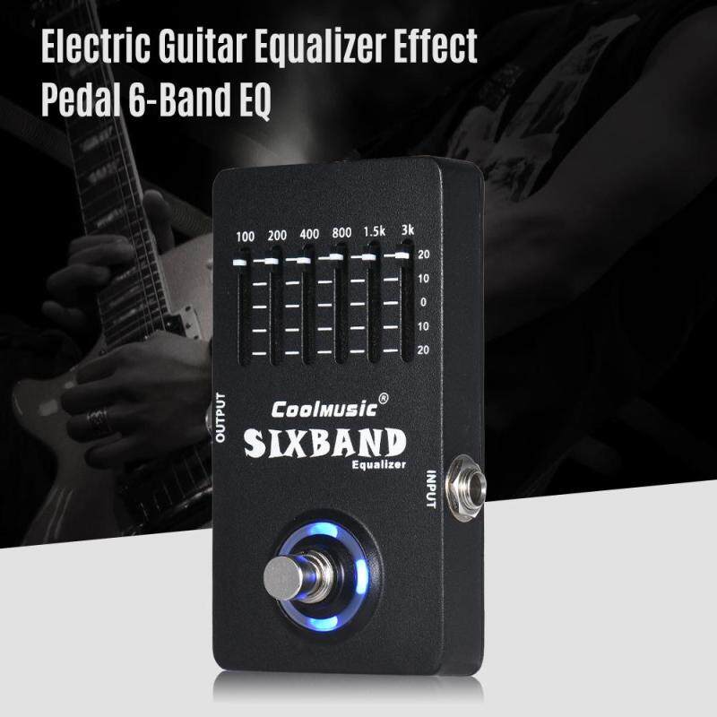 Electric Guitar Equalizer Effect Pedal 6-Band EQ Full Metal Shell True Bypass Malaysia