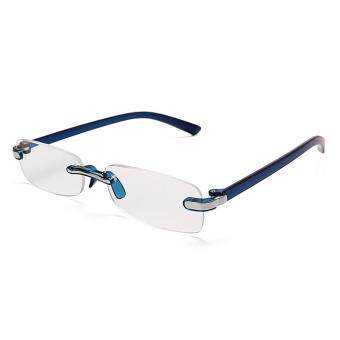 round frameless reading glasses