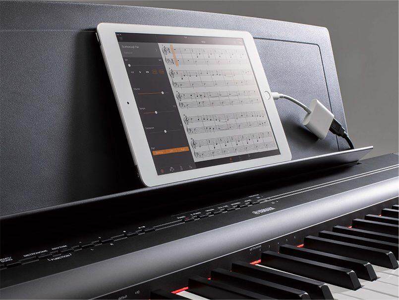 yamaha p125 smart pianist app