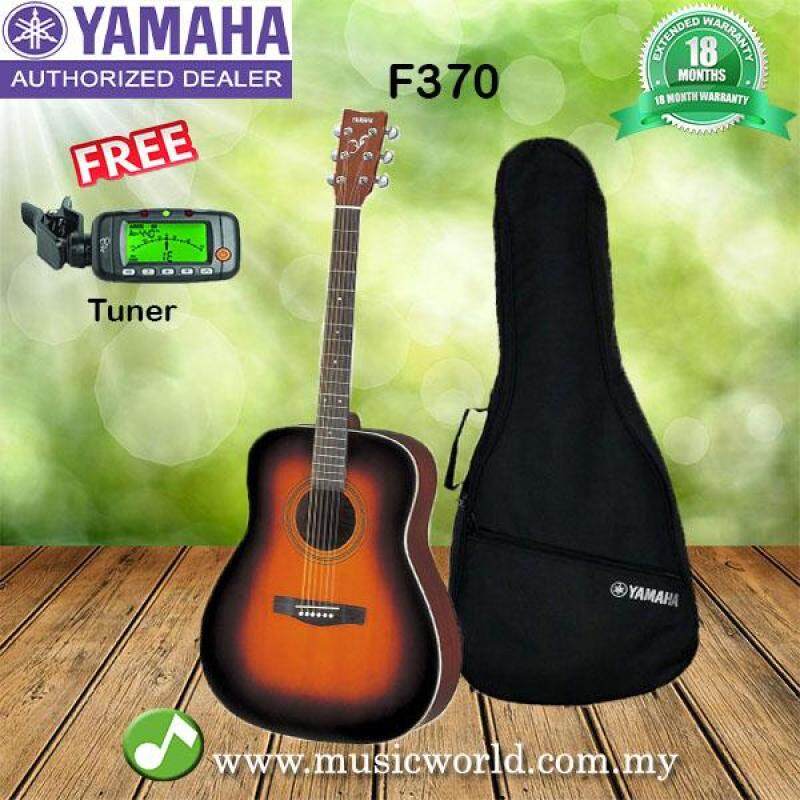 Yamaha F370 Tobacco Brown Sunburst Full Size Acoustic Guitar (F-370 / F 370) Malaysia