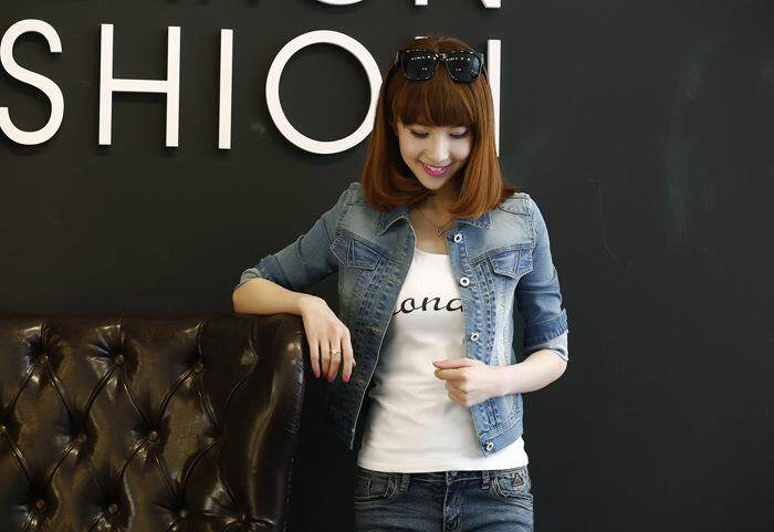 lady denim coats women jean jackets 