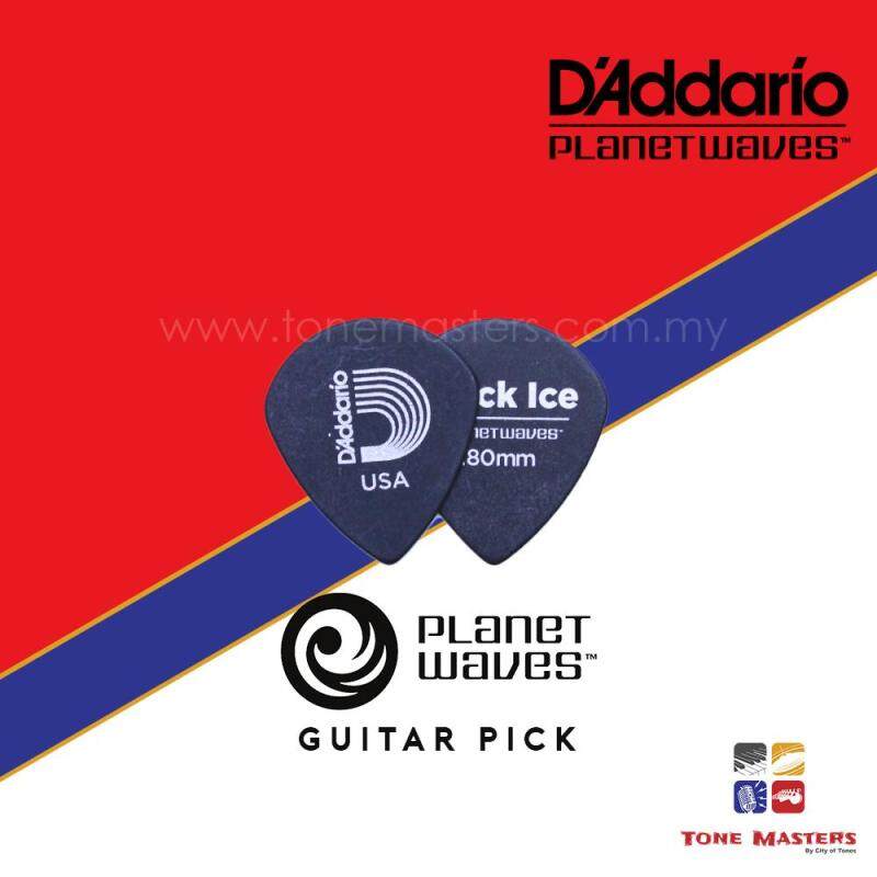Planet Waves by DAddario Duralin Black Ice Guitar Pick, Medium - 0.80mm Thickness Malaysia