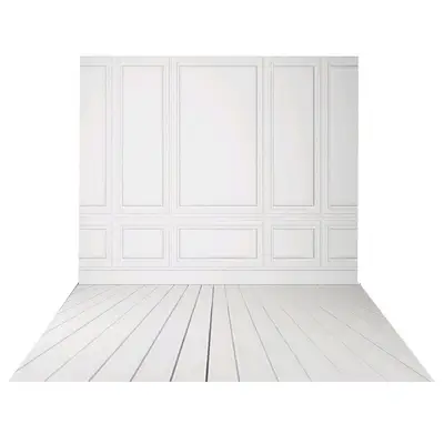 3x5ft Vinyl Photography backdrops White Brick Wall wood floor wedding background for photo studio
