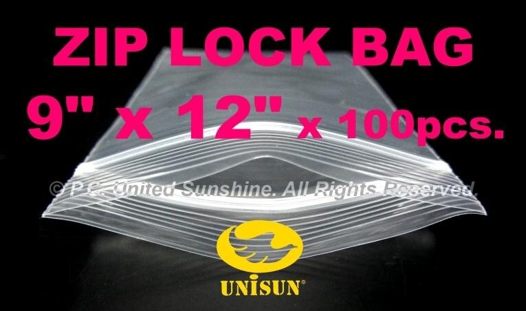 Sunshine Zip Lock Bag Resealable Plastic Bags 100pcs Lazada