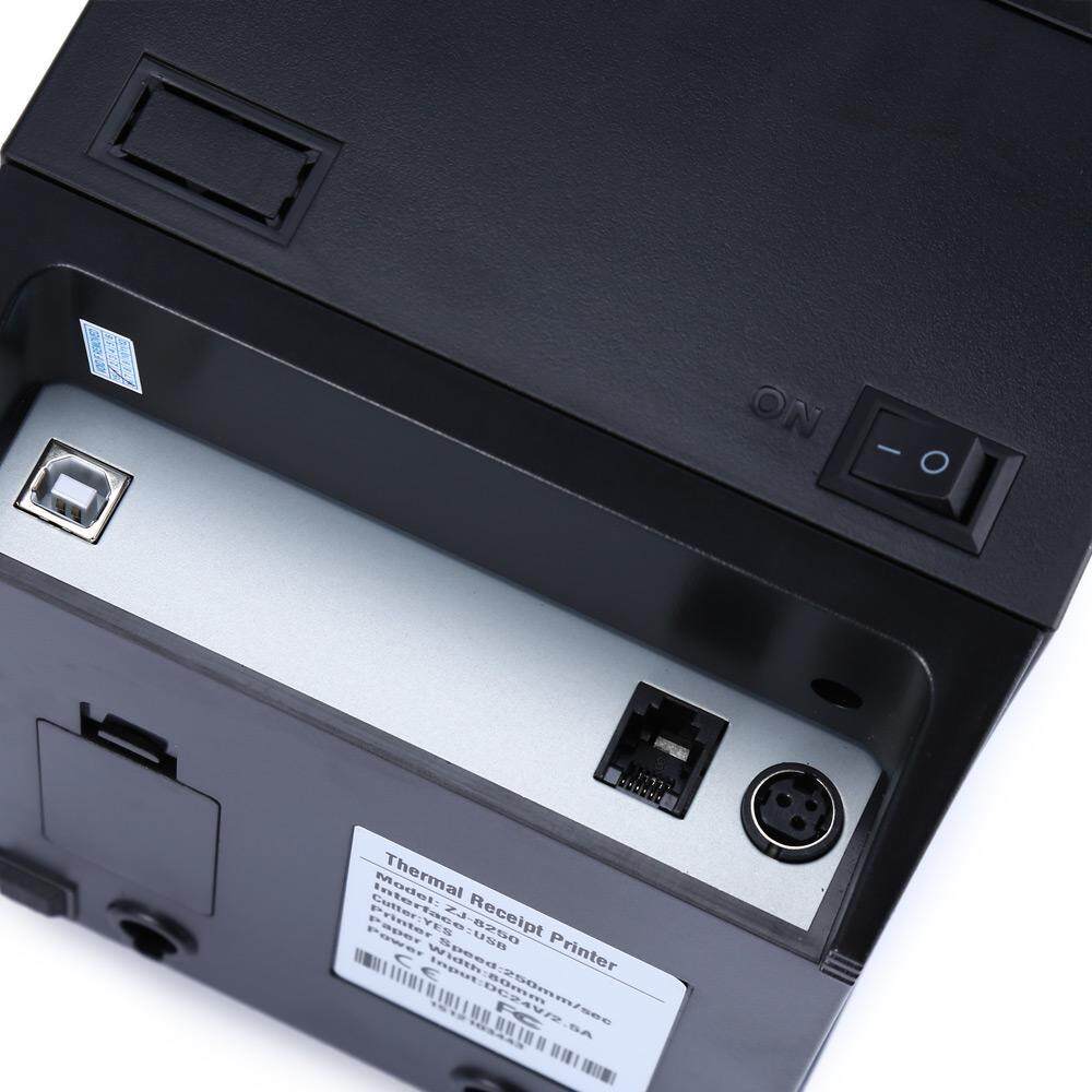 ZJ 8250 HIGHSPEED 80MM POS RECEIPT THERMAL PRINTER (BLACK)