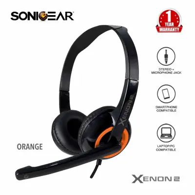 SonicGear Xenon 2 On-Ear Headphones with Mic for Smartphones and Tablets (2)