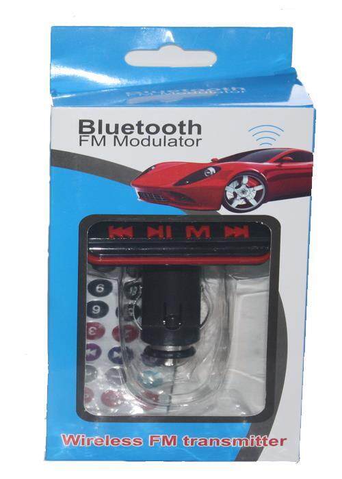 Bluetooth FM Modulator Car Charger Transmitter USB MP3 SDcard Line in 