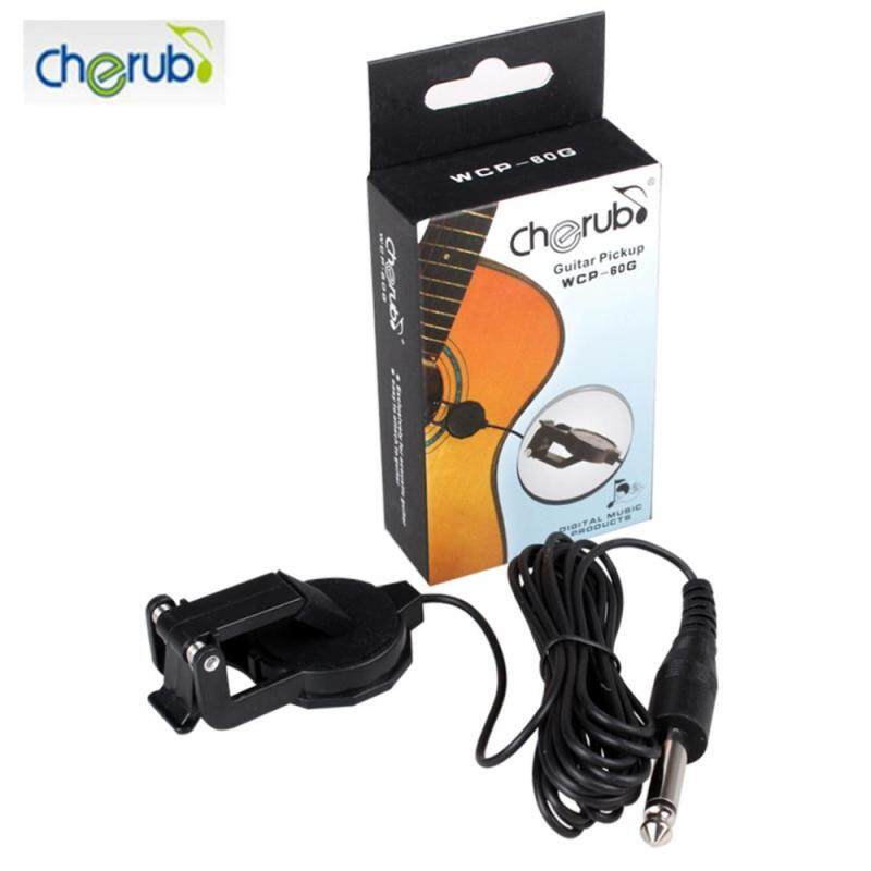 Cherub WCP-60G Ukulele Guitar Pickups Professional Clip Pickups 260cm Cable Malaysia