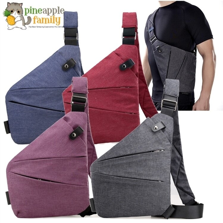 Pablo Thin Ultra Slim Sling Bag Anti Theft Shoulder Crossbody Lightweight Chest Bag Lazada