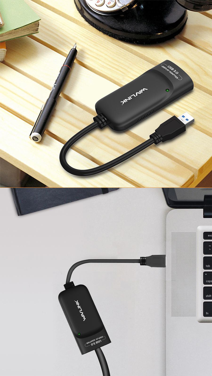 Wavlink USB 3.0 Ke HDMI Video Adaptor 