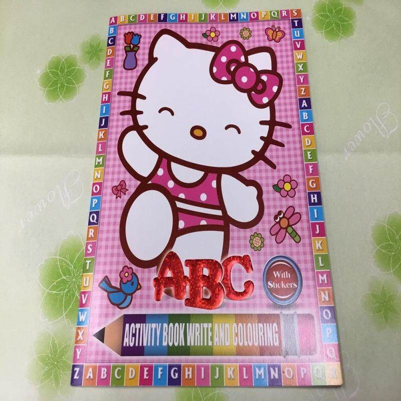 Hello Kitty Children Learning And Colouring Book ABC Malaysia