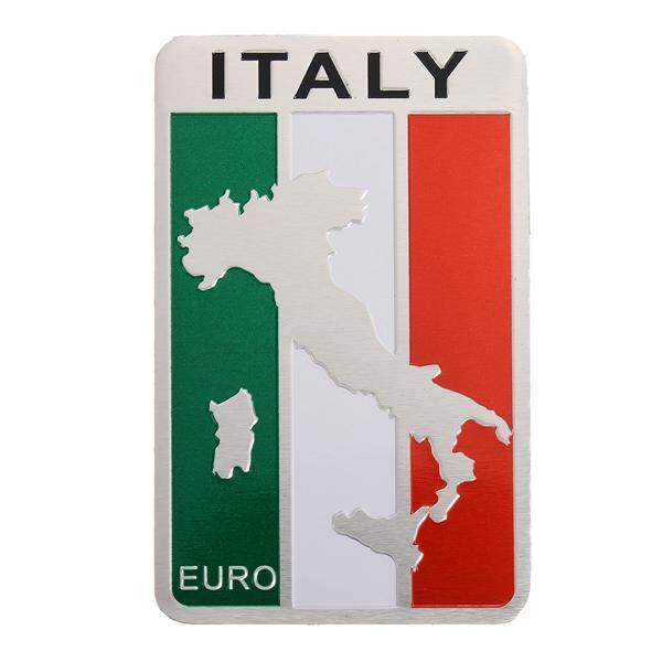 Car Truck Decal Italy Italian Map Flag Decor Sticker 3D Emblem Badge Aluminum