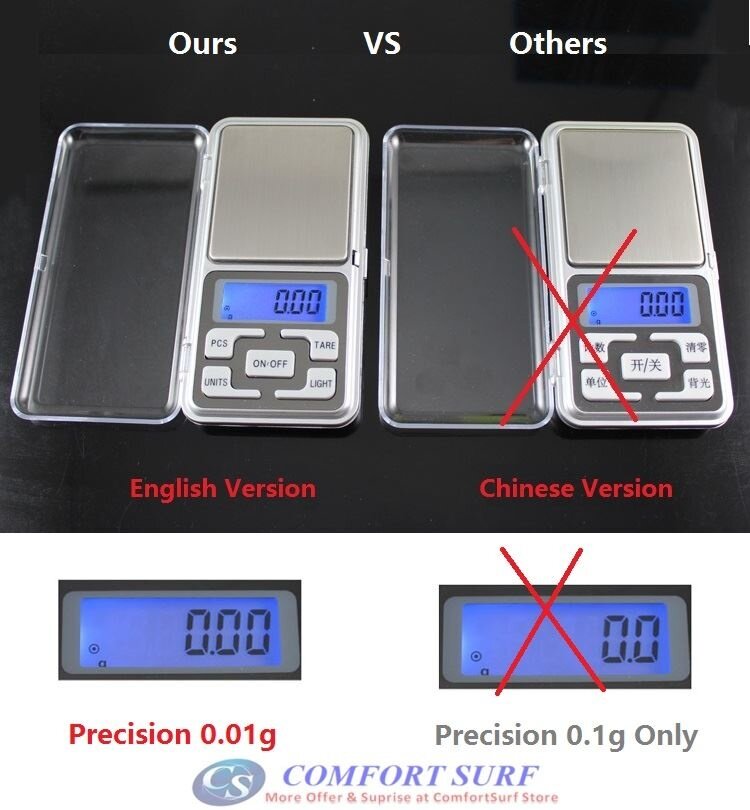 500g/300g/200g Smart High Precision 0.01g Portable Jewellery Weighing Scale Digital Pocket Scale