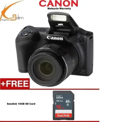 Canon PowerShot SX430 IS (Black) (Canon Malaysia Warranty)