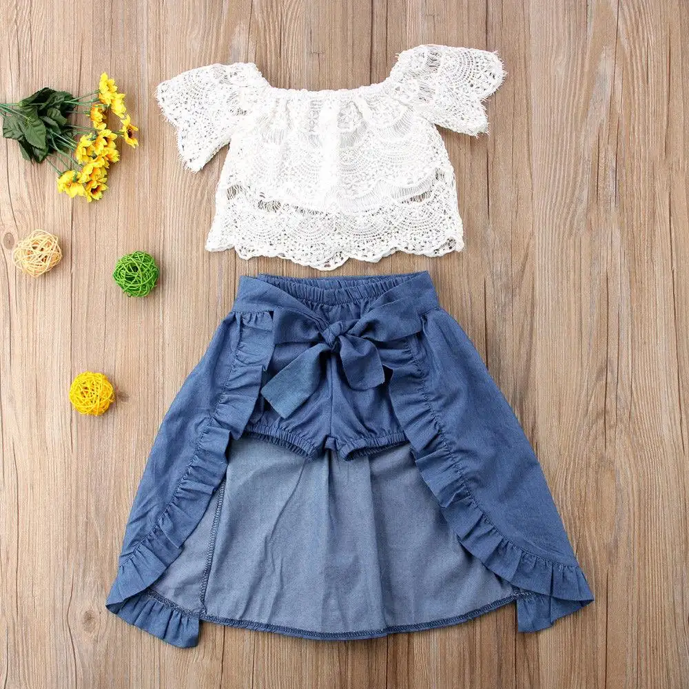 party wear jeans top for baby girl