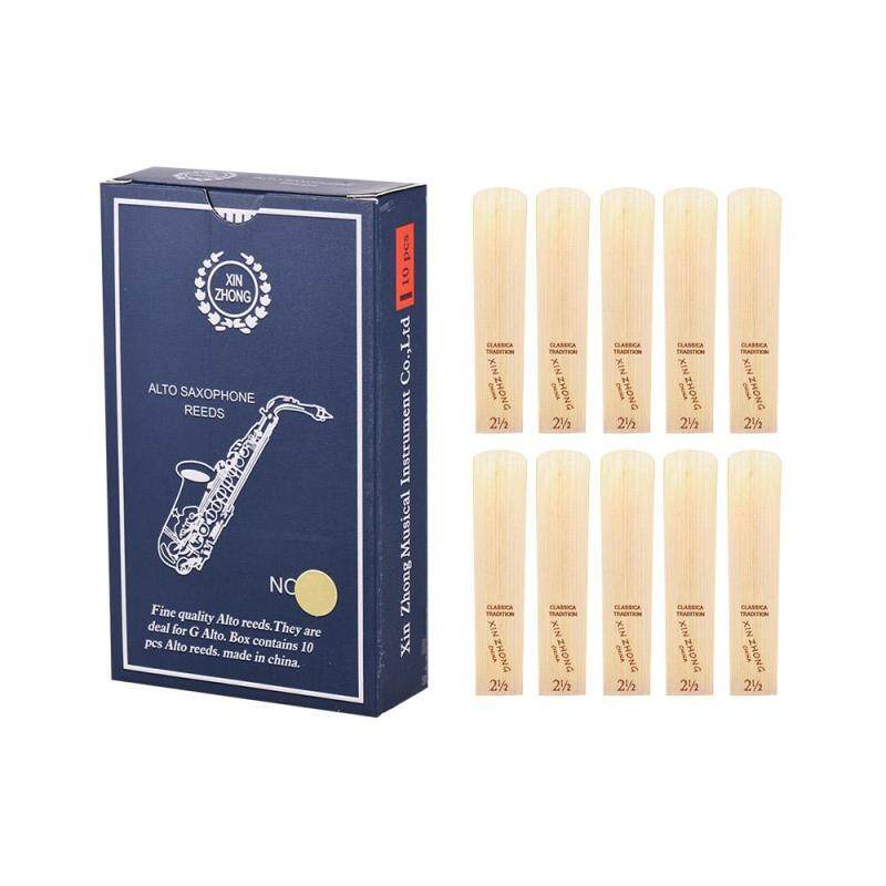 Normal Level G Alto Saxophone Sax Reeds Strength 2.5 for Beginners, 10pcs/ Box Malaysia