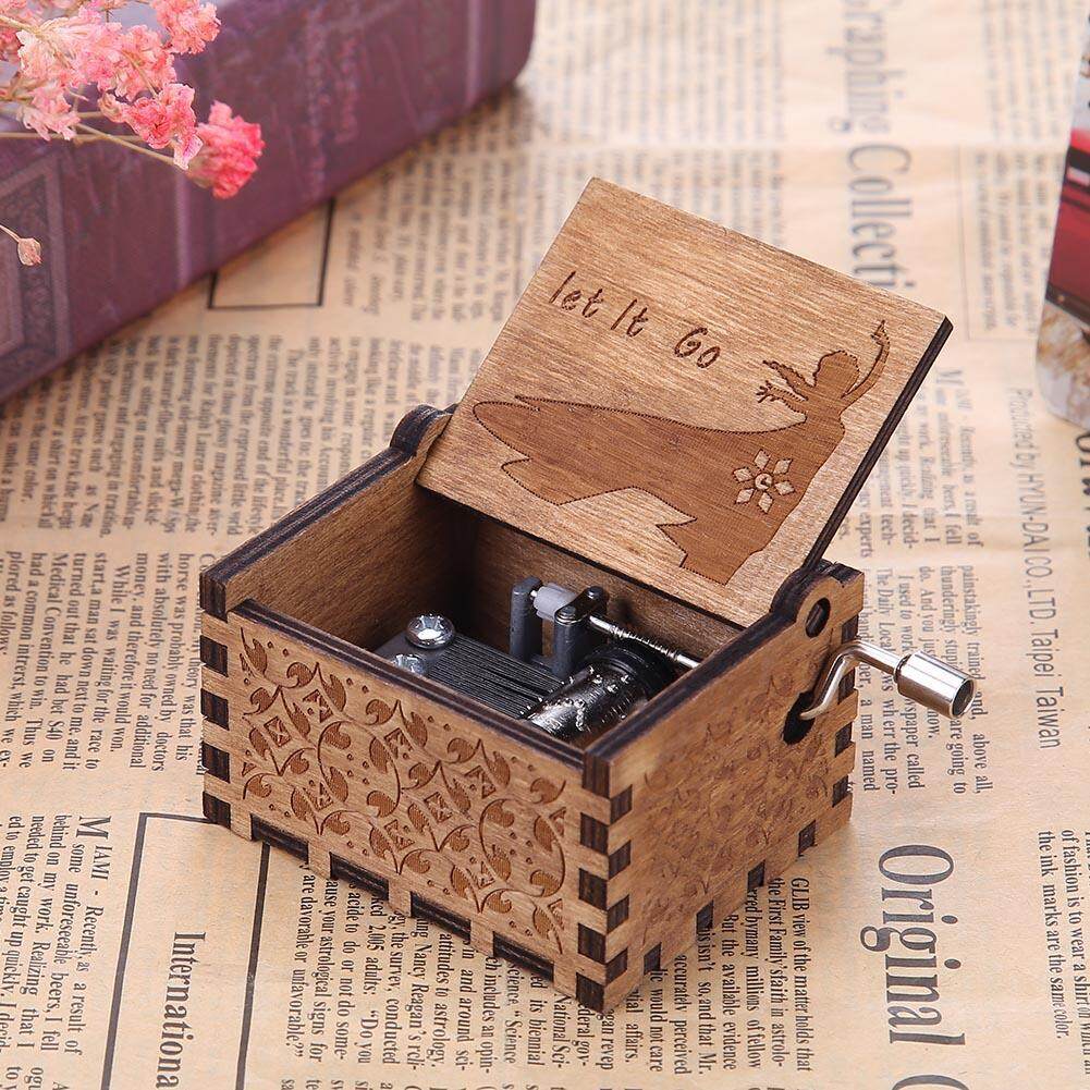 [trustinyou] hộp nhạc tay quay có chất liệu gỗ được chạm khắc tinh tế mang phong cách cổ điển dùng làm quà tặng cho trẻ em - intl 6