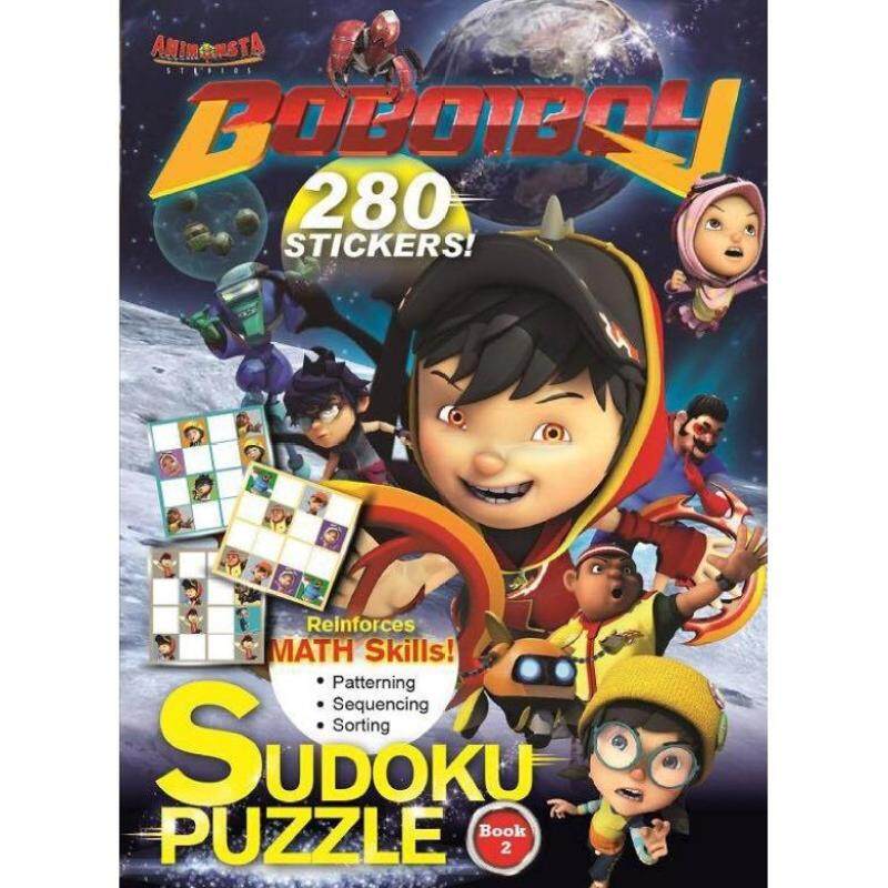 Boboiboy 280 stickers: Sudoku Puzzle Book 2 (C109) Malaysia