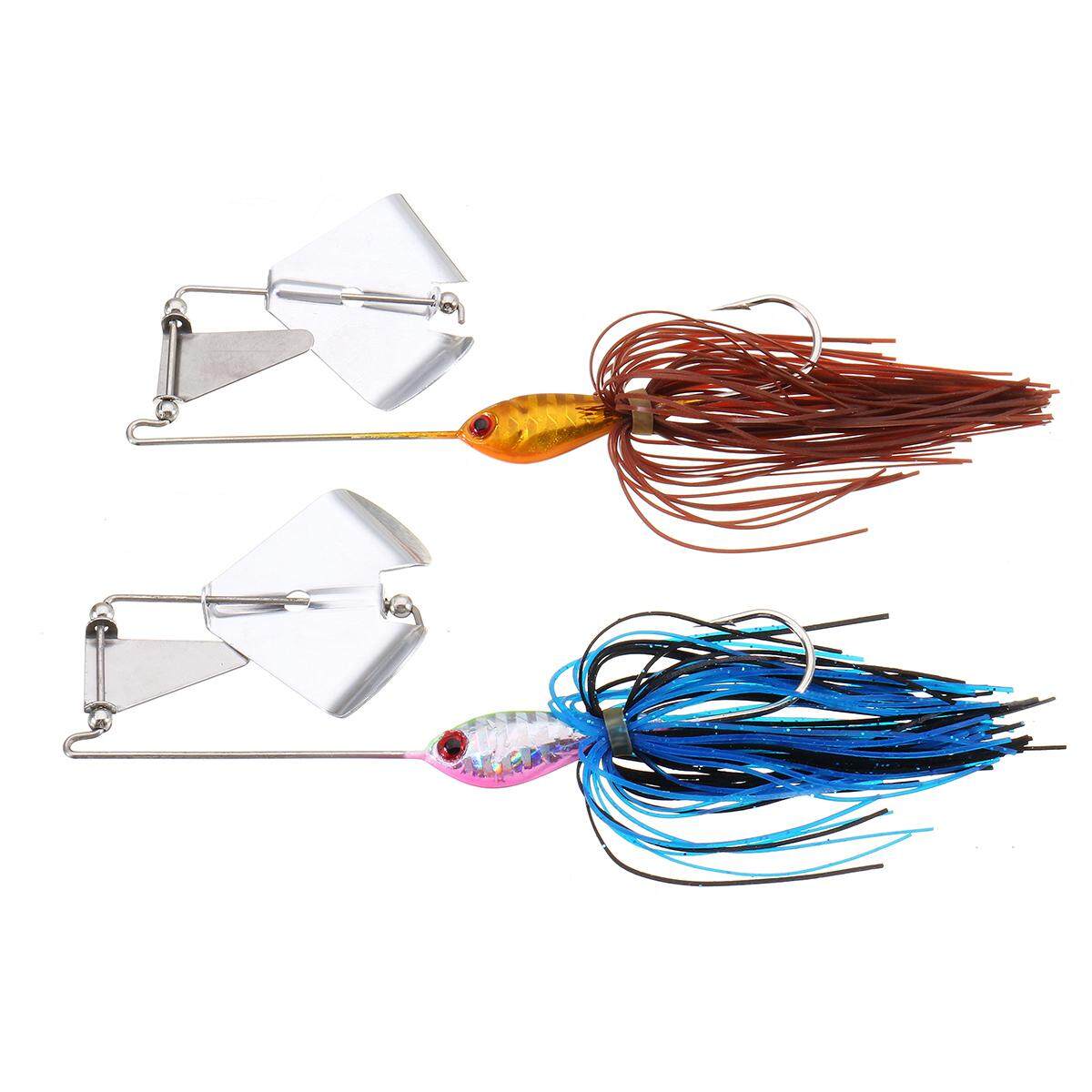 Ultralight Buzz Bait Fishing Lures Spinner Spoon Jigs Head Crank Pike Bass