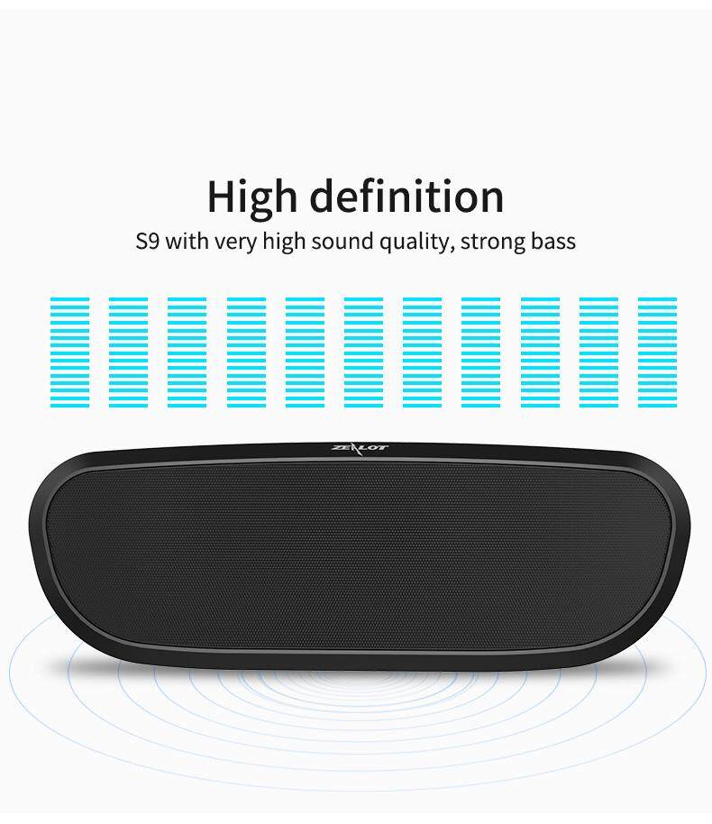 Zealot S9 Loa Bluetooth 5.0 Loa Di Động Hộp Nhạc Loa Mini Không Dây Cho