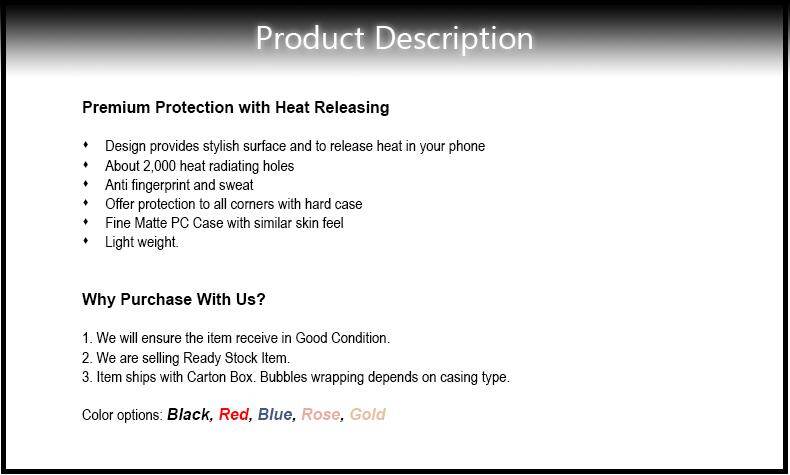 Samsung J7 Prime Breathing Case with Heat Dissipation 