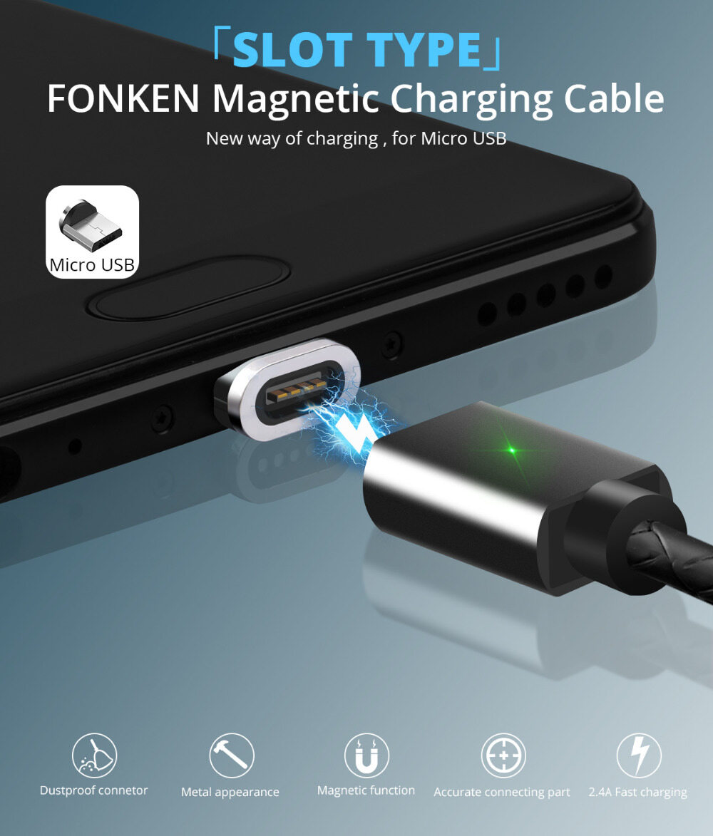 Micro USB Magnetic Cable Quick Charger Magnet Mini USB Cable Sync Data  Phone Cables Fast Charging Mobile Charge Cord