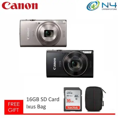 Canon Ixus 285 Free 16GB SD Card & Case (Original Canon Warranty)