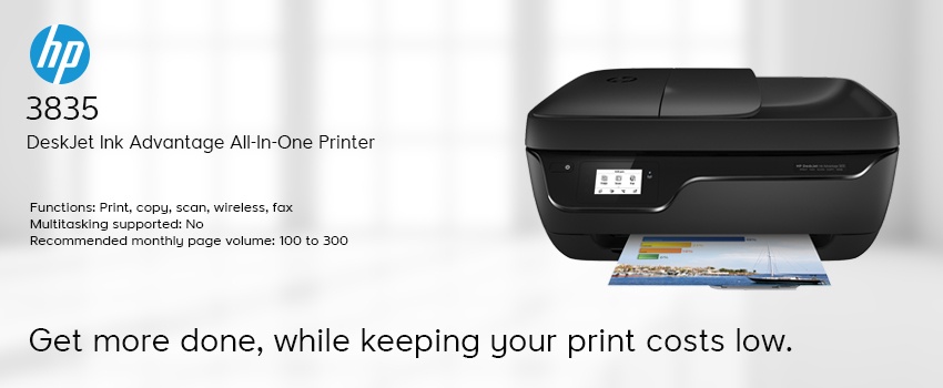 HP DeskJet Ink Advantage 3835 All-in-One Printer | ECT Online ...