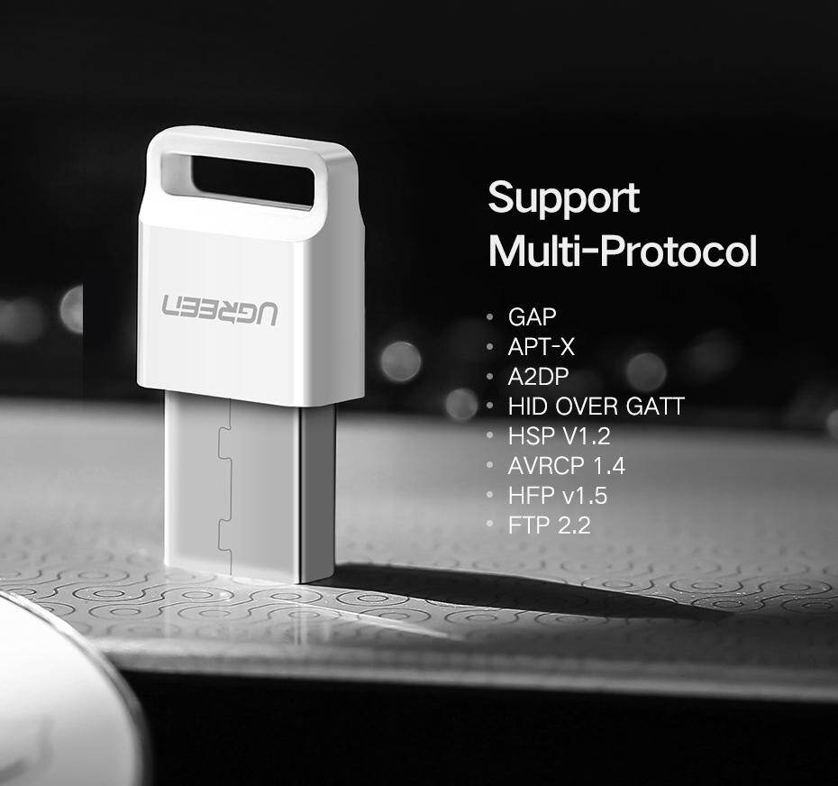UGREEN Mini USB V 4.0 Wireless Bluetooth Dongle CRS Audio