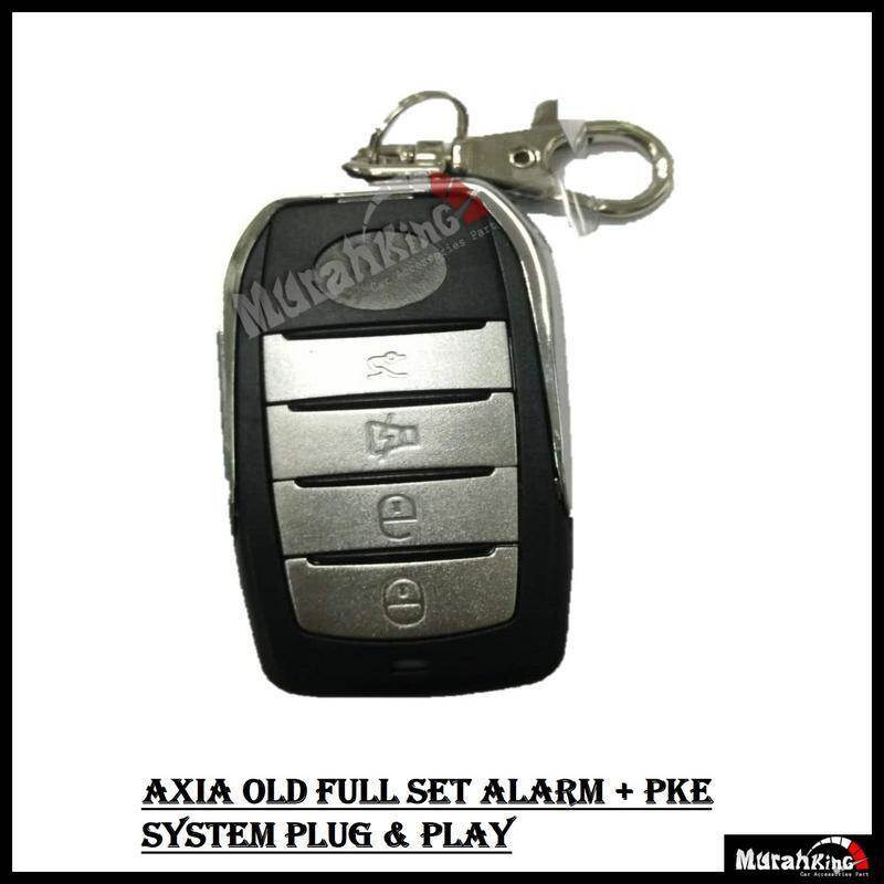 Perodua Axia Old Full Set Car Alarm Pke System Plug Play Lazada