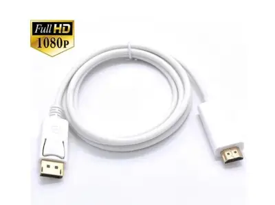 1.8M DisplayPort DP Male to 1080P HDMI Male Cable for Projector Monitor