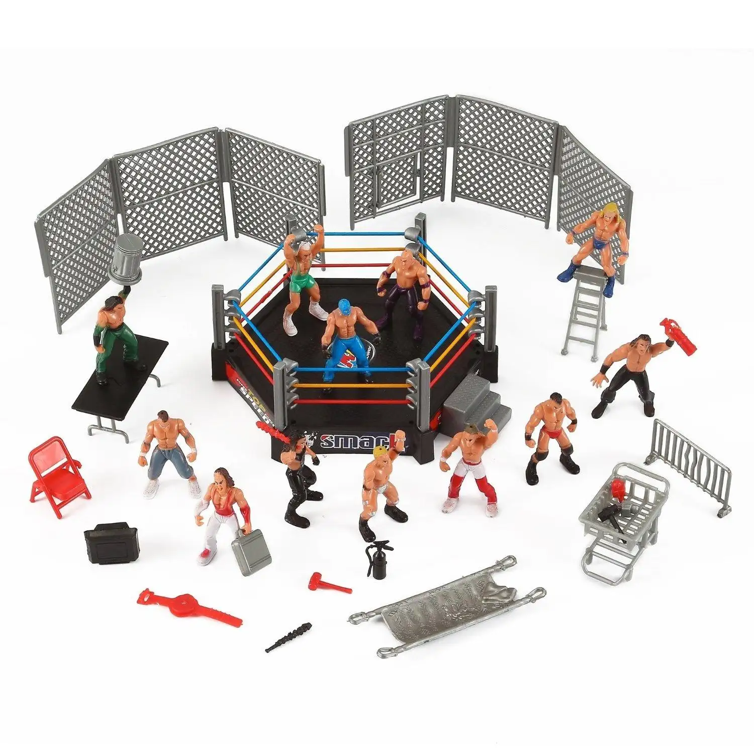 miniature wrestling figures