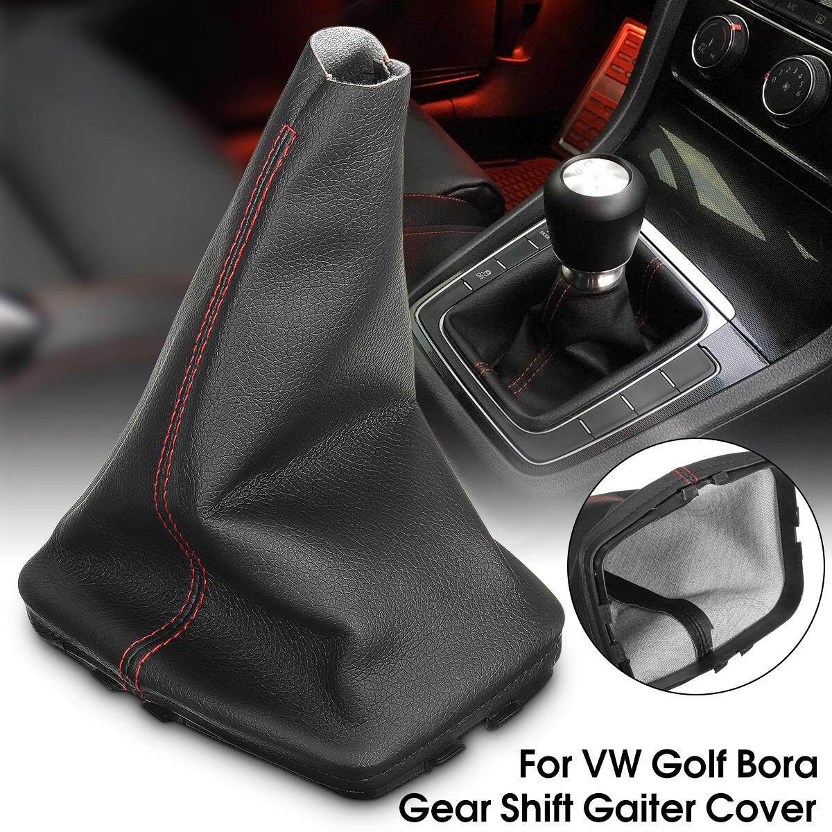 Leather Gear Gaiter Stick Knob Cover Stitching For VW Golf 4 MK4 Bora |  Lazada