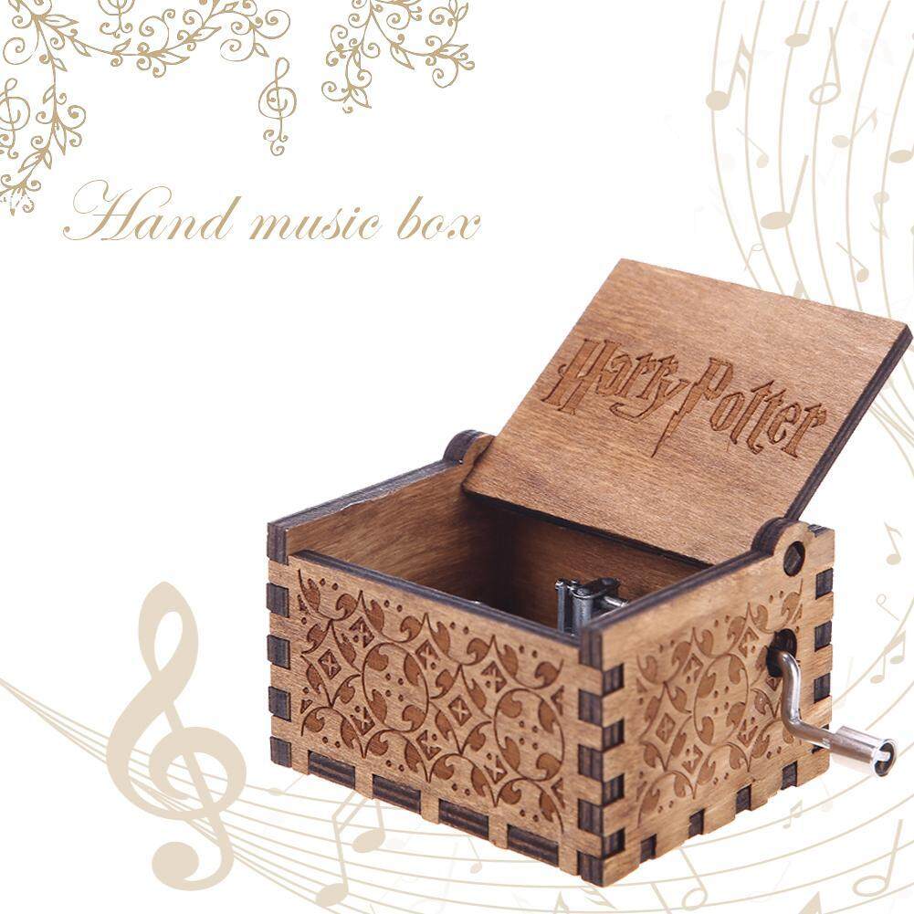 [trustinyou] hộp nhạc tay quay có chất liệu gỗ được chạm khắc tinh tế mang phong cách cổ điển dùng làm quà tặng cho trẻ em - intl 2
